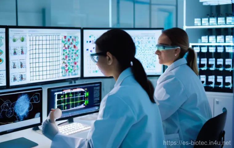 생물정보학 개요 - Prompt: Personalized Medicine in a Clinic Setting**

"A modern, brightly lit medical consultation ro...