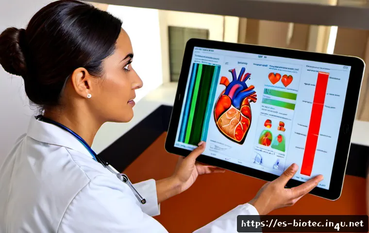 맞춤형 의료 기술 - Photorealistic personalized healthcare technology consultation in a modern Spanish clinic, compassio...